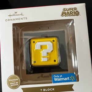 Hallmark Super Mario Yellow Question Block Ornament